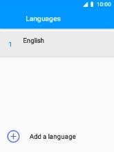 Select Add a language.