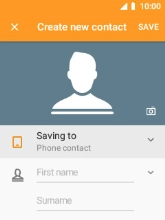 Select the address book drop down list.