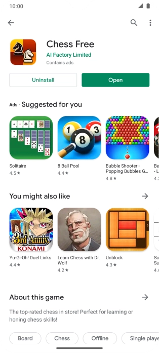 Slide your finger upwards starting from the bottom of the screen to return to the home screen.