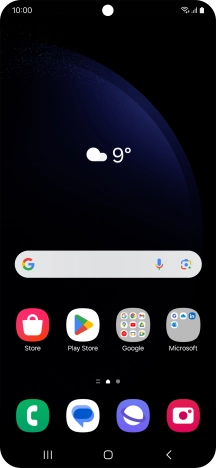 The Wi-Fi icon shows that your phone is connected to a Wi-Fi network.