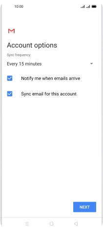 Press the drop down list below 