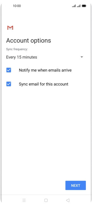 Press the drop down list below 
