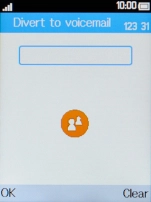 Key in +447836121121 and press the Left selection key.