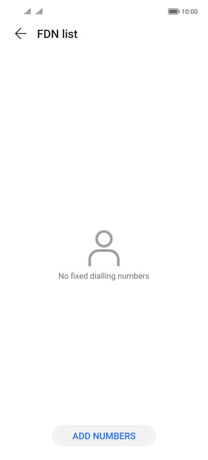 Press ADD NUMBERS.