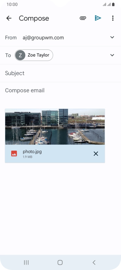 Press Subject and key in the required subject.
