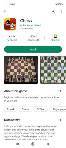 Press the Home key to return to the home screen.