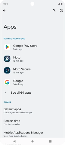 Press See all apps.