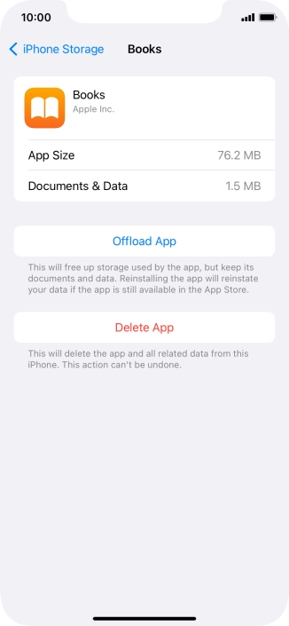 Press Offload App.