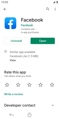 Press the Home key to return to the home screen.