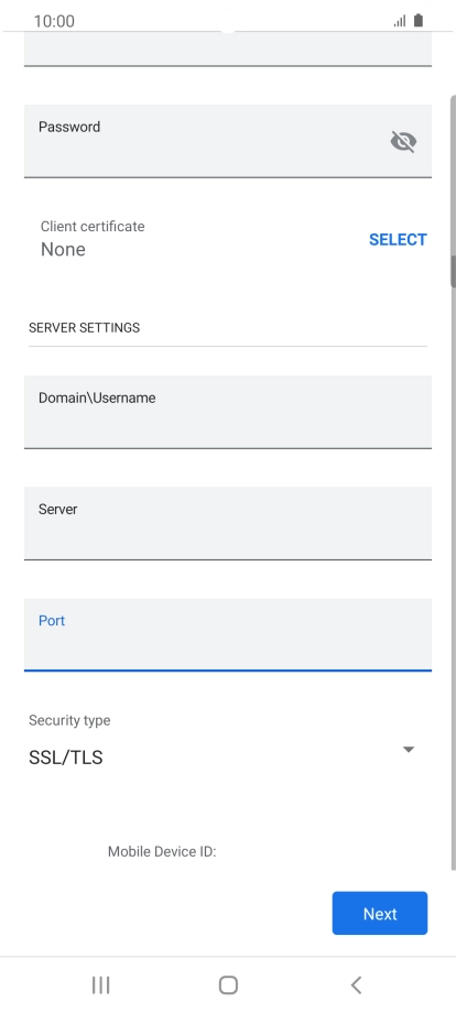 Press the drop down list below 