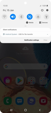 Press Android system.