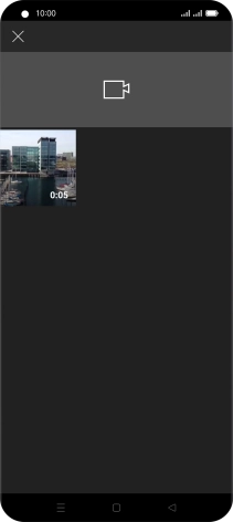 Press the required video clip.