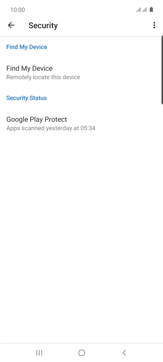 Press Find My Device.