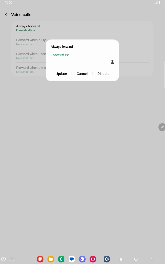 Press Disable.