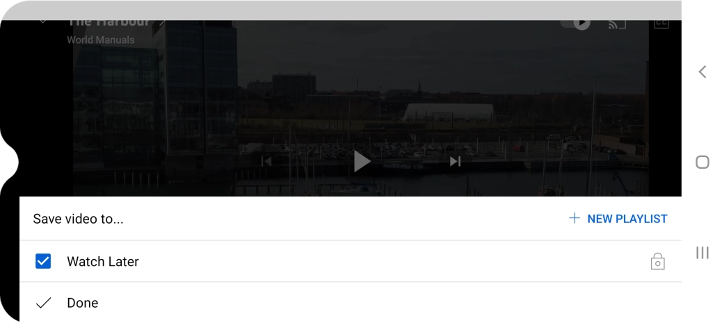 Press the required playlist.