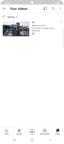 Press the search icon.