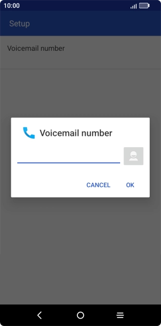 Key in +447836121121 and press OK.