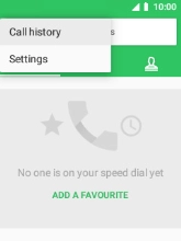 Select Settings.