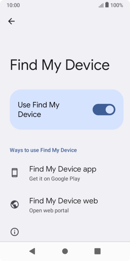 Press the Home key to return to the home screen.
