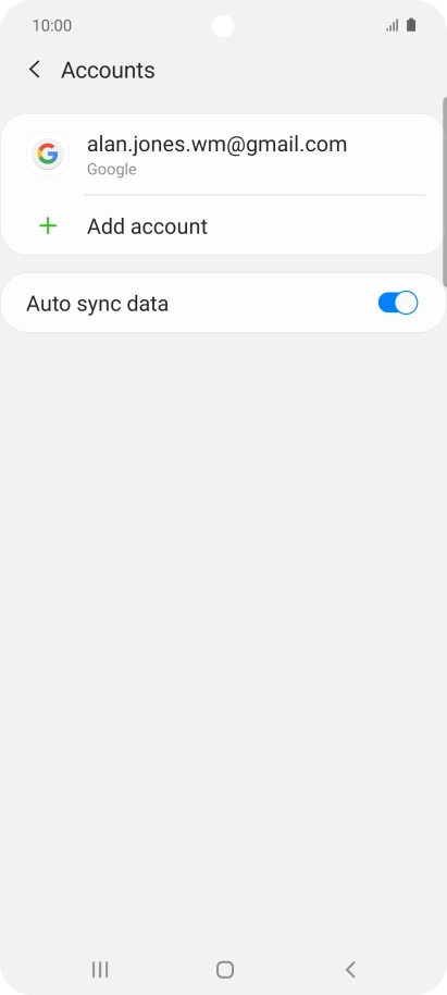 Press the Home key to return to the home screen.