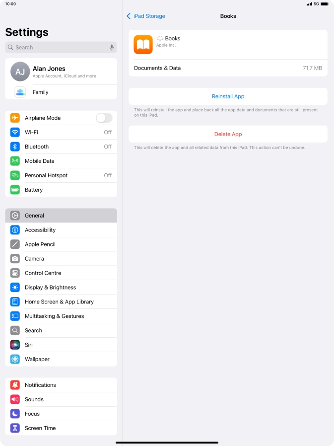 Slide your finger upwards starting from the bottom of the screen to return to the home screen.