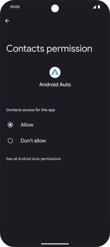 The app activity for the selected app is displayed.