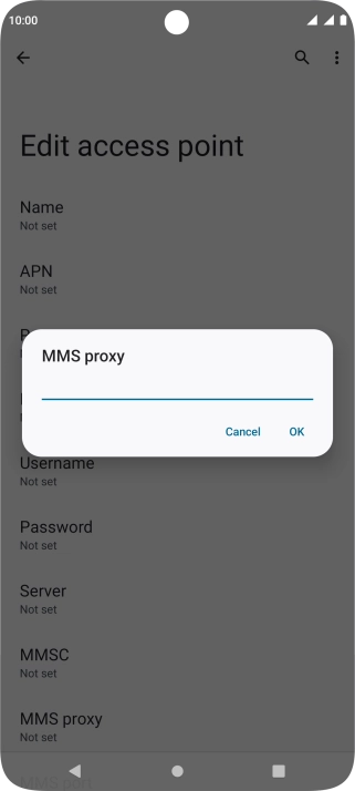 Key in 212.183.137.012 and press OK.