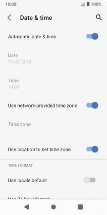Press the Home key to return to the home screen.
