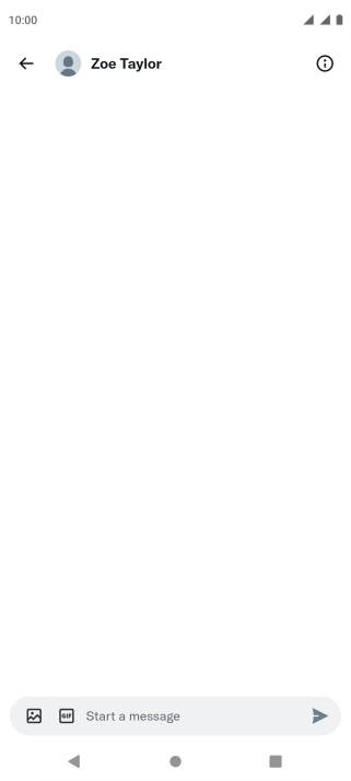 Press the text input field.