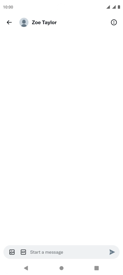 Press the text input field.
