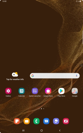 The network mode icon shows the network mode currently used by your tablet.