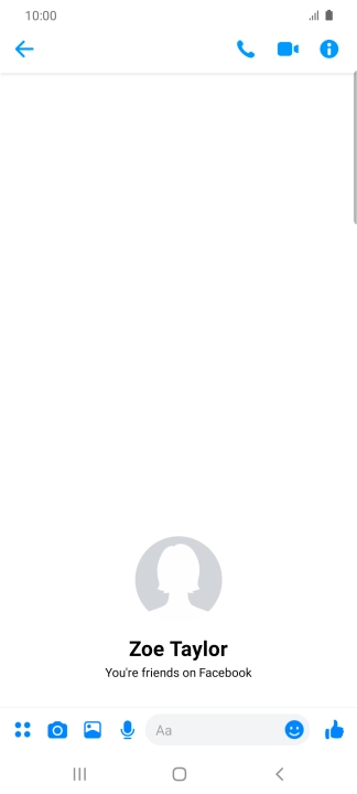 Press the text input field.