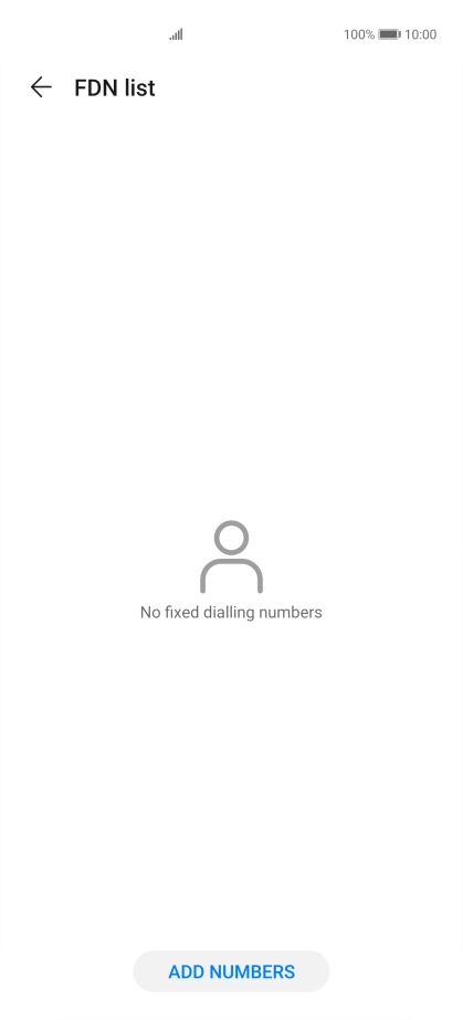 Press ADD NUMBERS.