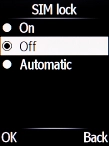 Select On to turn on the function.