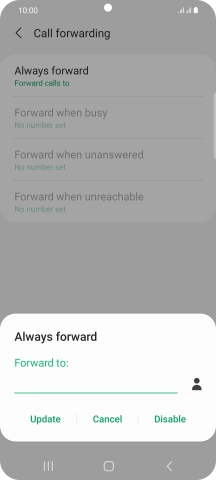 Press Disable.