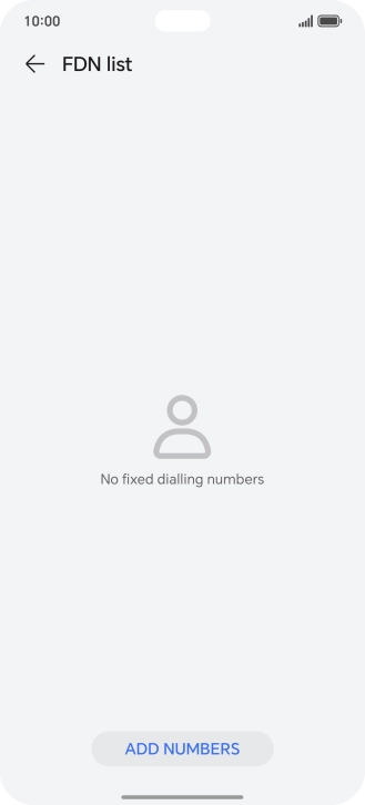 Press ADD NUMBERS.