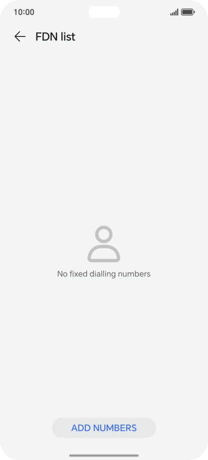 Press ADD NUMBERS.