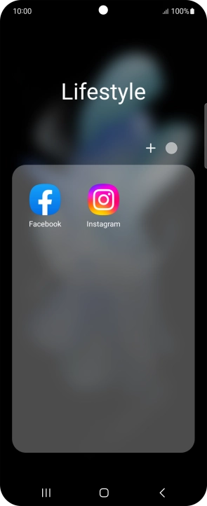 Press Facebook.