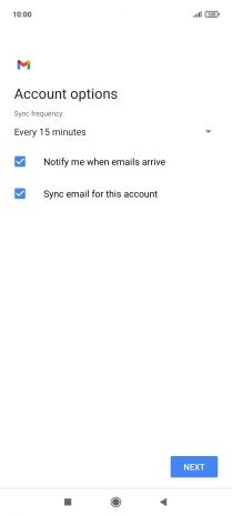 Press the drop down list below 