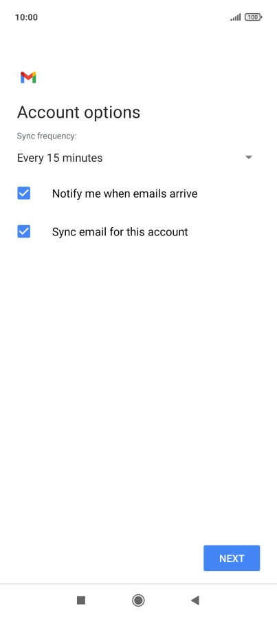 Press the drop down list below 