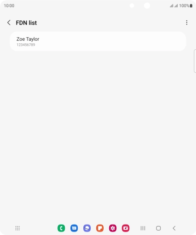 Press the Home key to return to the home screen.