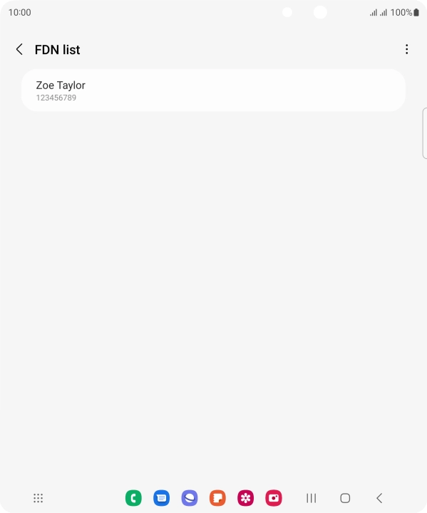 Press the Home key to return to the home screen.