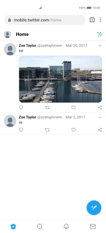You can now use Twitter on your phone.