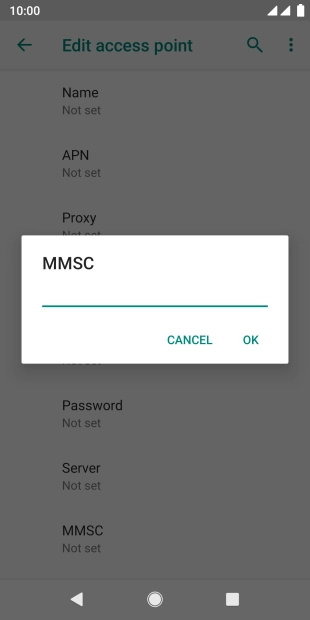 Key in http://mms.vodafone.co.uk/servlets/mms and press OK.