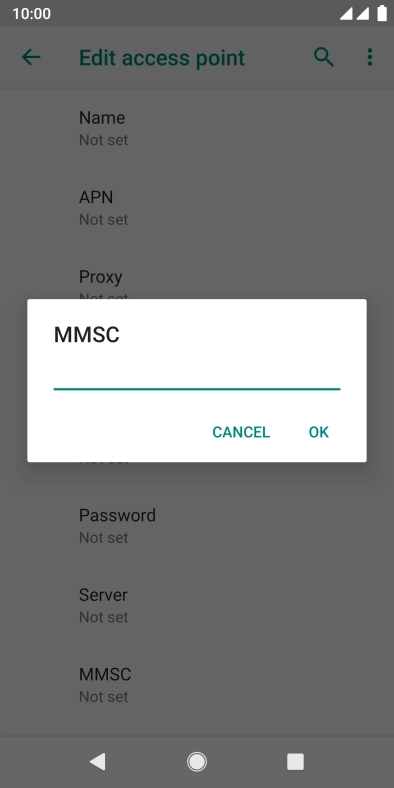 Key in http://mms.vodafone.co.uk/servlets/mms and press OK.