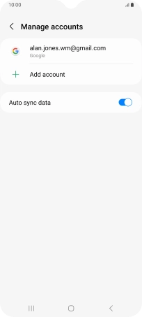 Press the Home key to return to the home screen.