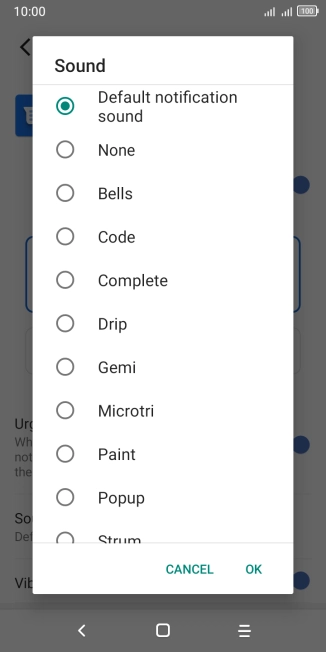 Press the required message tones to hear them.