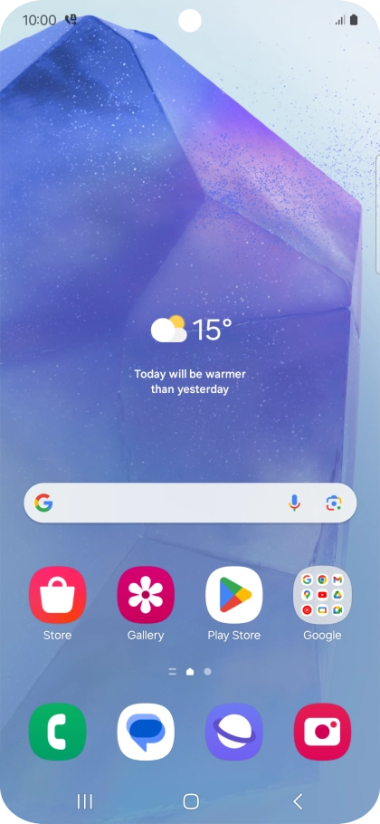 The divert icon shows that all incoming calls are diverted.