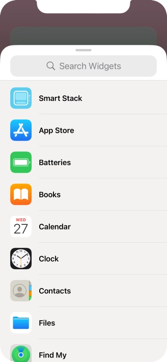 Press Smart Stack.