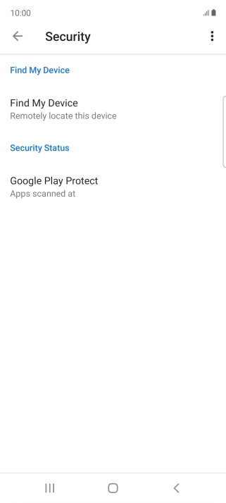 Press Find My Device.